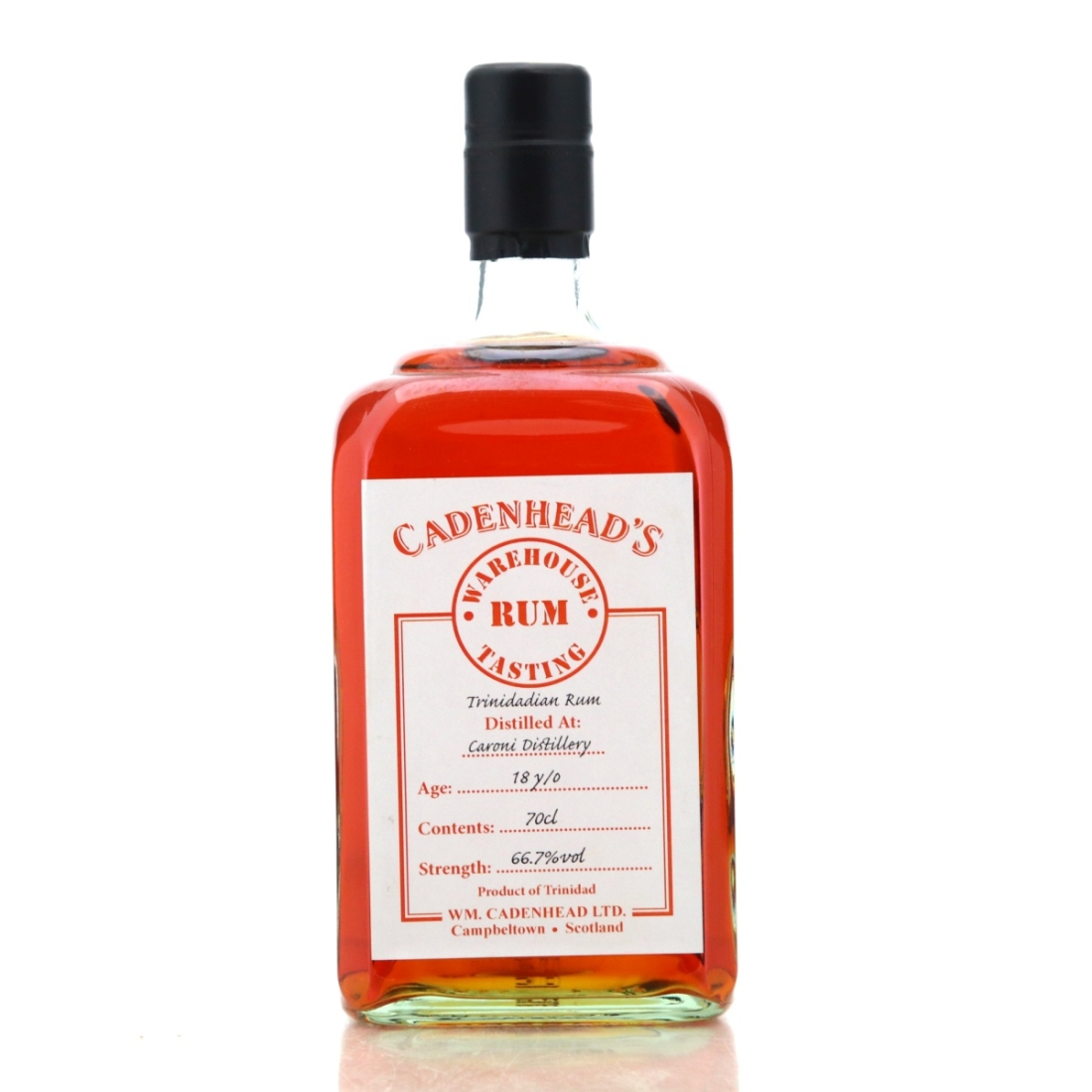 Image for Caroni Cadenhead's Warehouse Tasting 18 Year Old