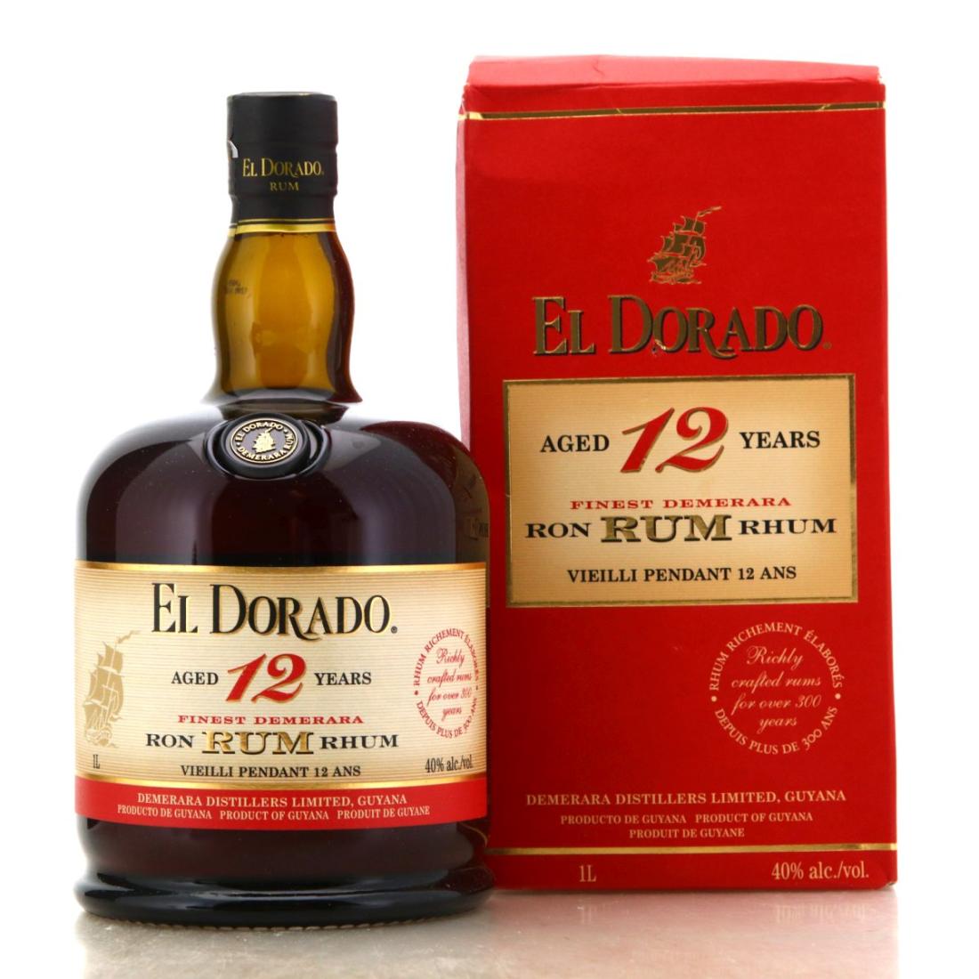 Image for El Dorado 12 Year Old 1 Litre