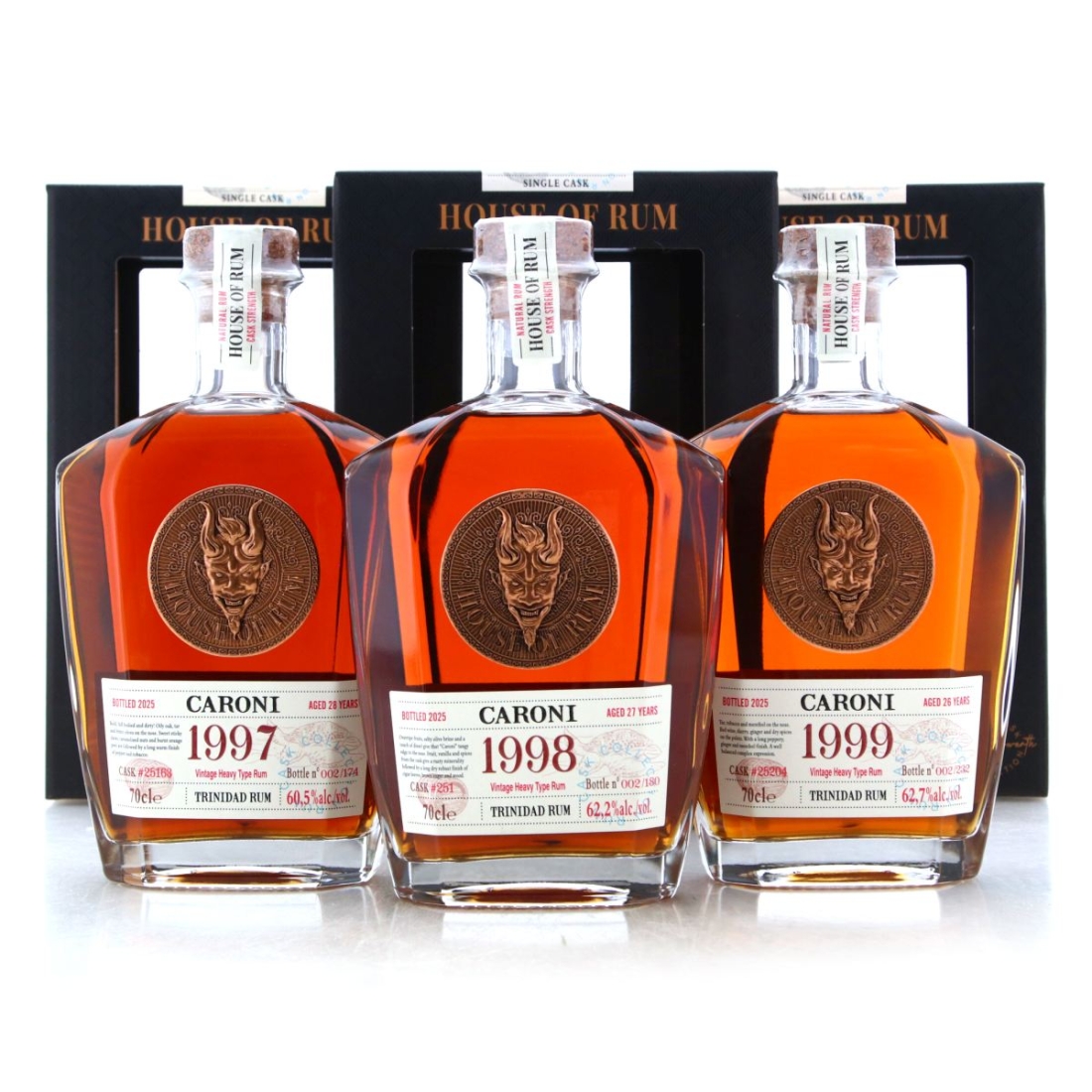 Image for Caroni 1997-1999 House of Rum 3 x 70cl