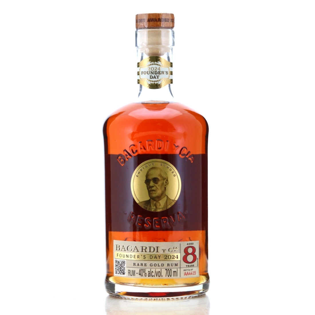 Image for Bacardi Reserva Ocho 8 Year Old Founder's Day 2024 - Enrique Schueg