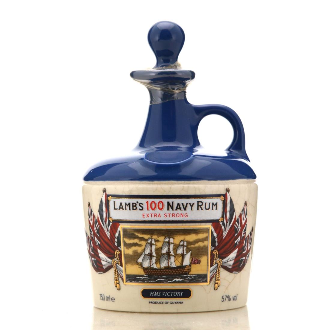 Image for Lamb's 100 Navy Rum Extra Strong Decanter 1980s / Victorian Ships Collection