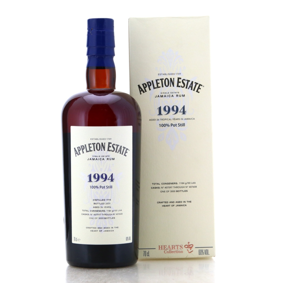 Image for Appleton Estate 1994 Hearts Collection 26 Year Old