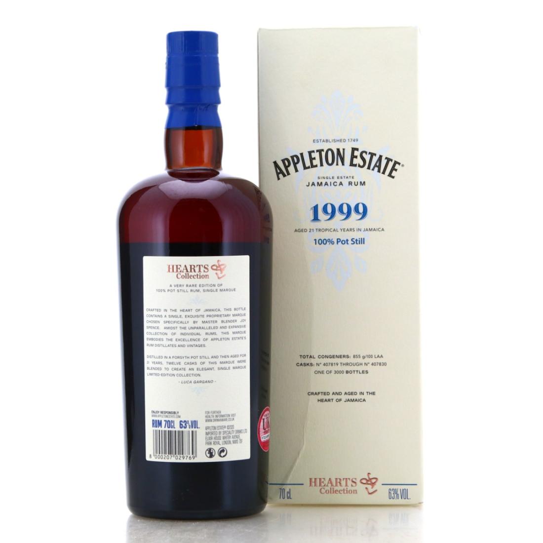 Image for Appleton Estate 1999 Hearts Collection 21 Year Old