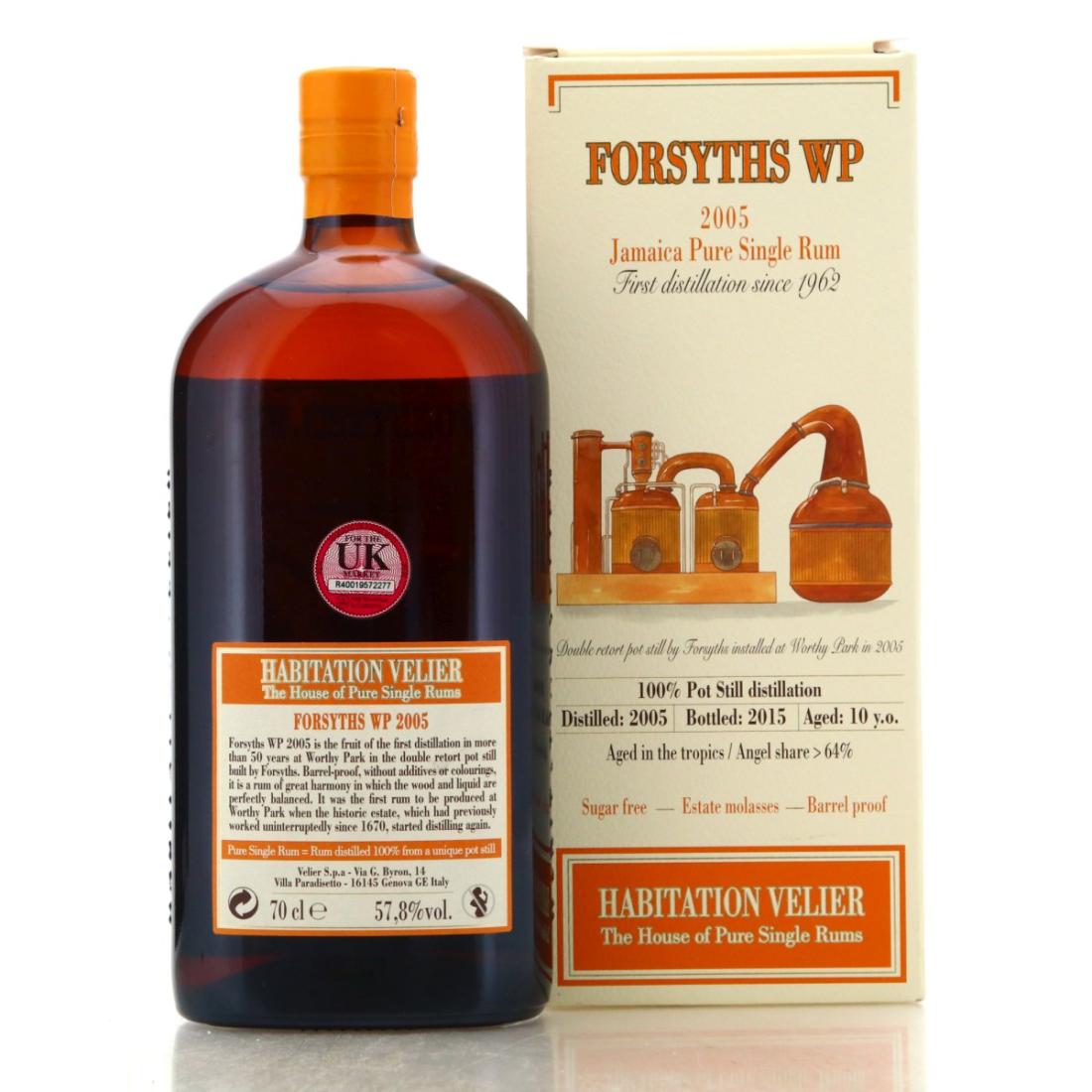 Image for Forsyths WP 2005 Habitation Velier 10 Year Old
