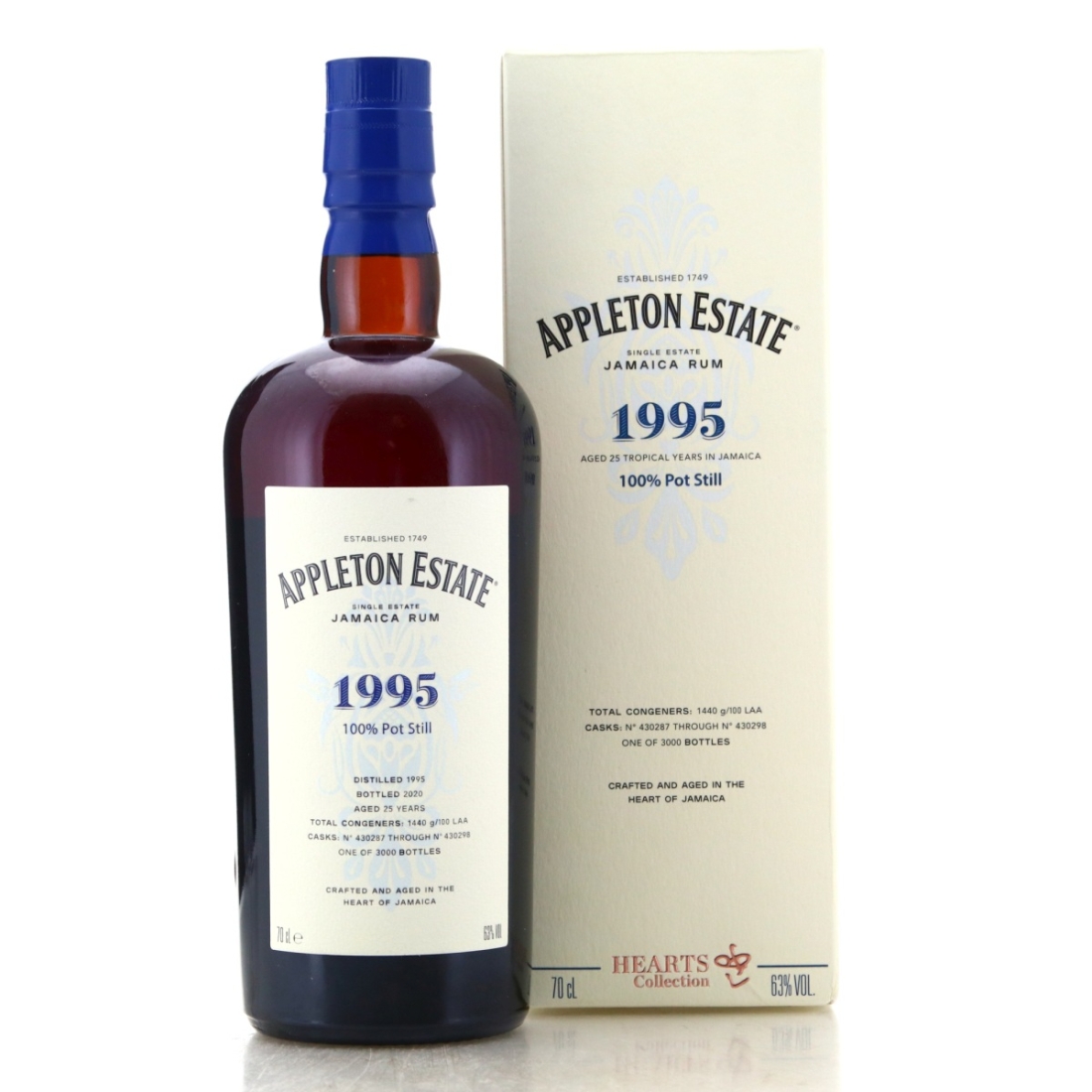 Image for Appleton Estate 1995 Hearts Collection 25 Year Old