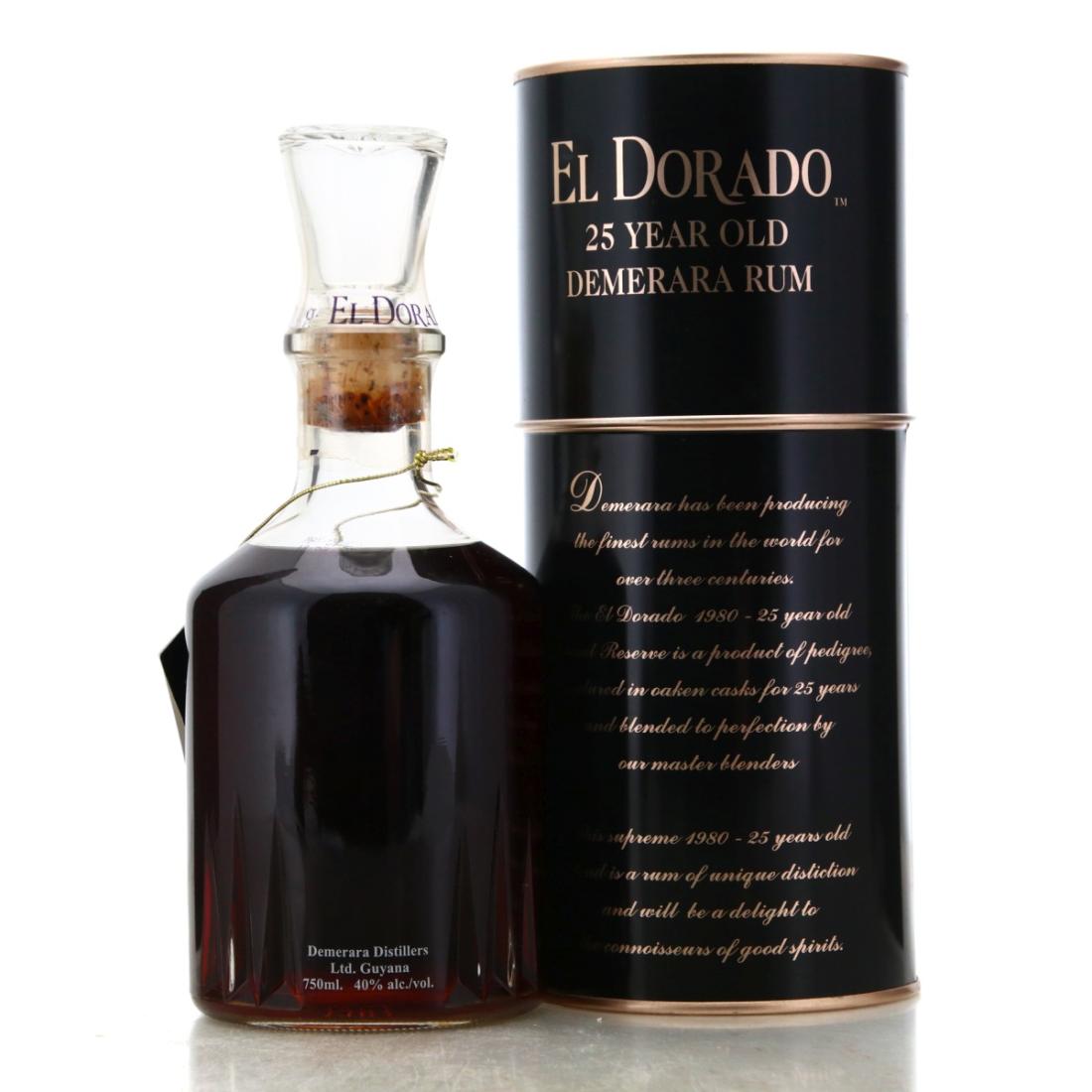 Image for El Dorado 1980 25 Year Old Special Reserve
