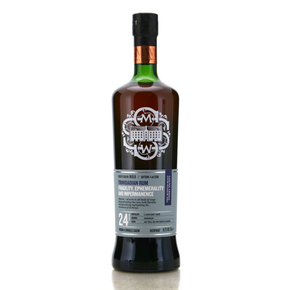 Image for Caroni 1998 SMWS 24 Year Old R13.5 - Fragility, Ephemerality and Impermanence