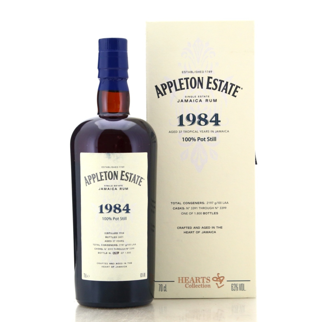 Image for Appleton Estate 1984 Hearts Collection 37 Year Old