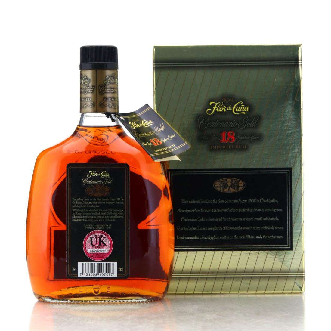 Image for Flor de Cana Centenario Gold 18 Year Old