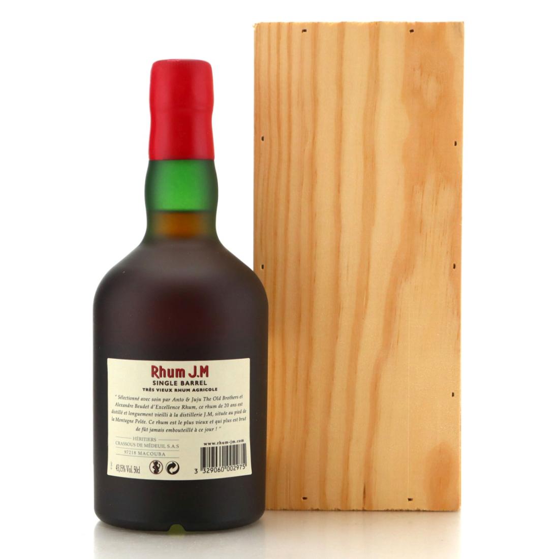 Image for Rhum J.M 1999 Single Cask 20 Year Old 50cl -  Excellence Rhum