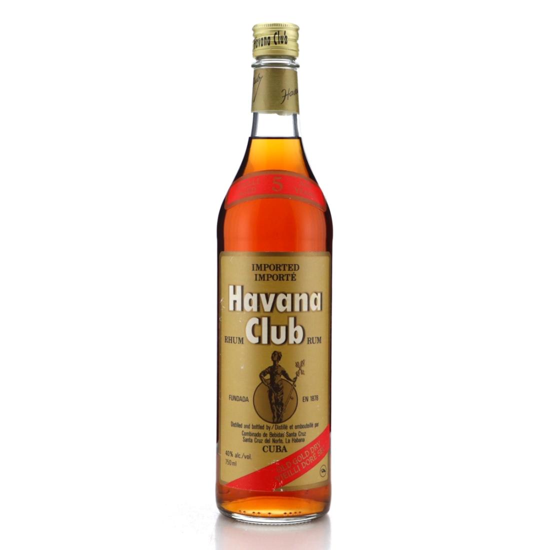 Image for Havana Club 5 Year Old Old Gold Dry