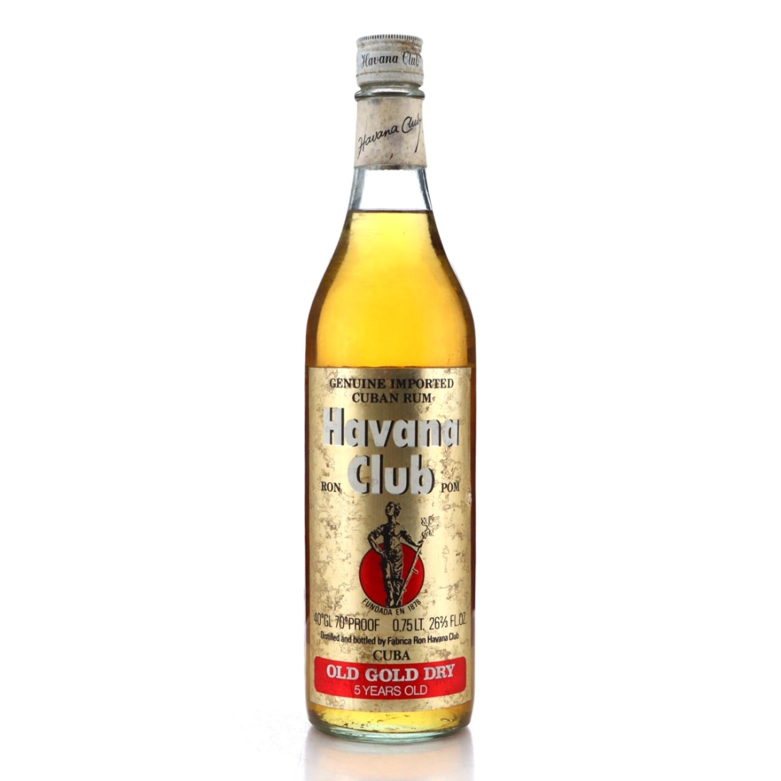 Image for Havana Club Old Gold Dry 5 Year Old
