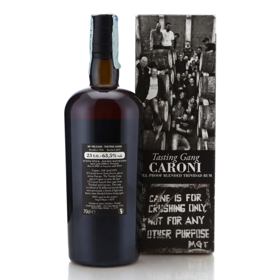 Image for Caroni 1996 Full Proof 23 Year Old Blended - Tasting Gang