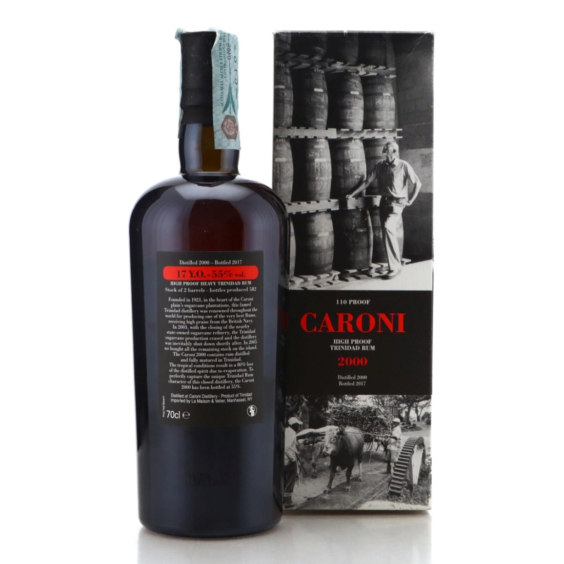 Image for Caroni 2000 High Proof 17 Year Old Heavy