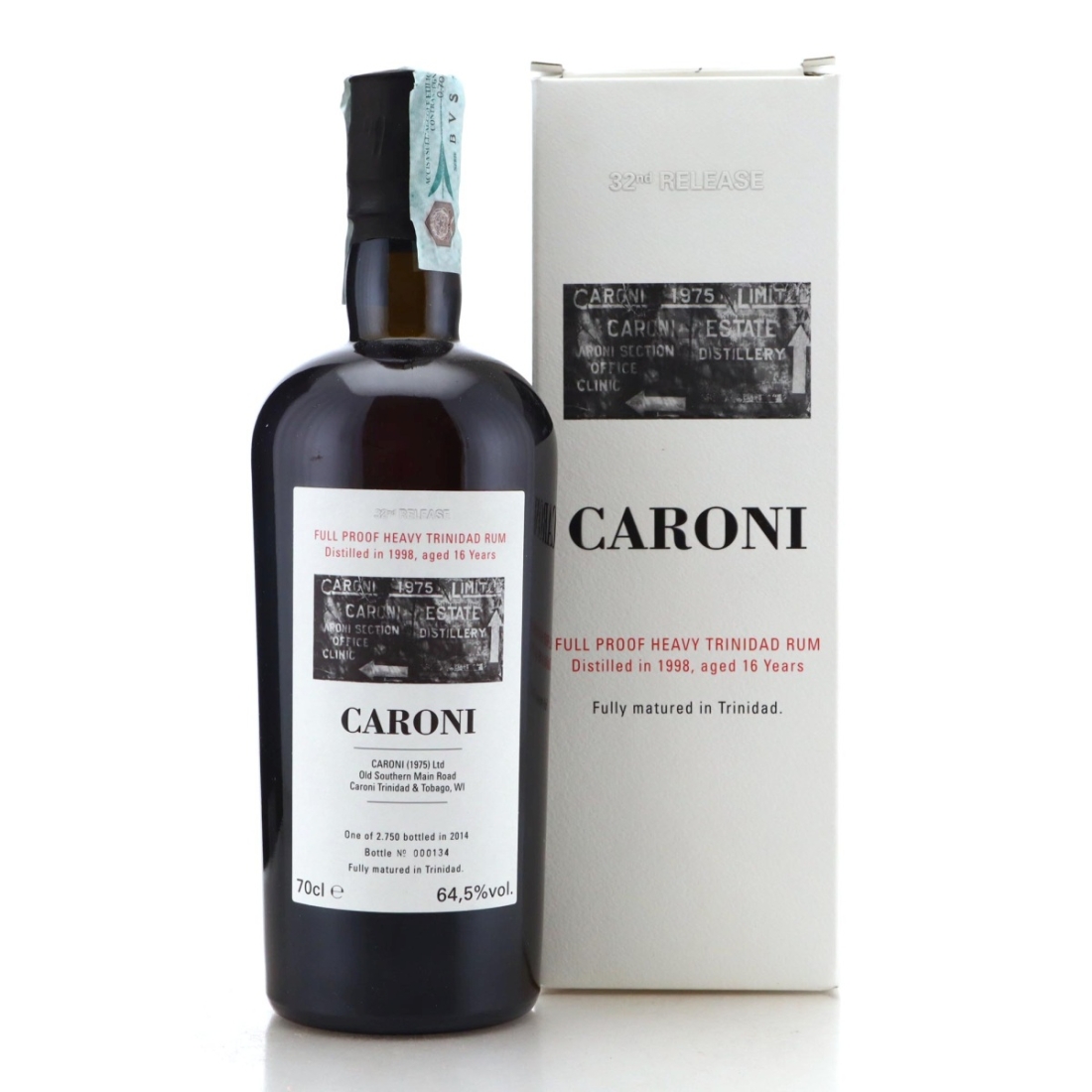 Image for Caroni 1998 Full Proof 16 Year Old Heavy