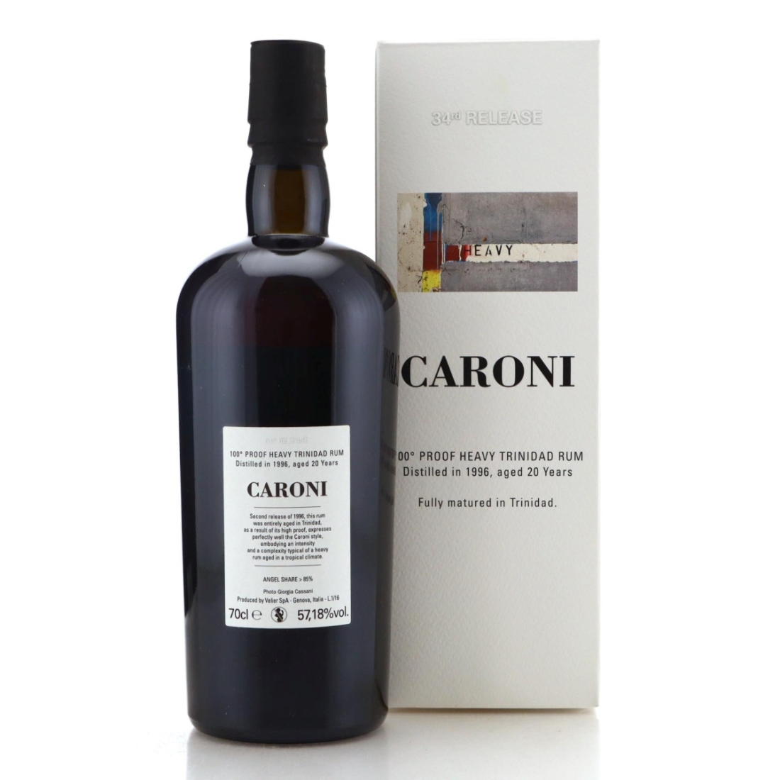 Image for Caroni 1996 100° Proof 20 Year Old Heavy