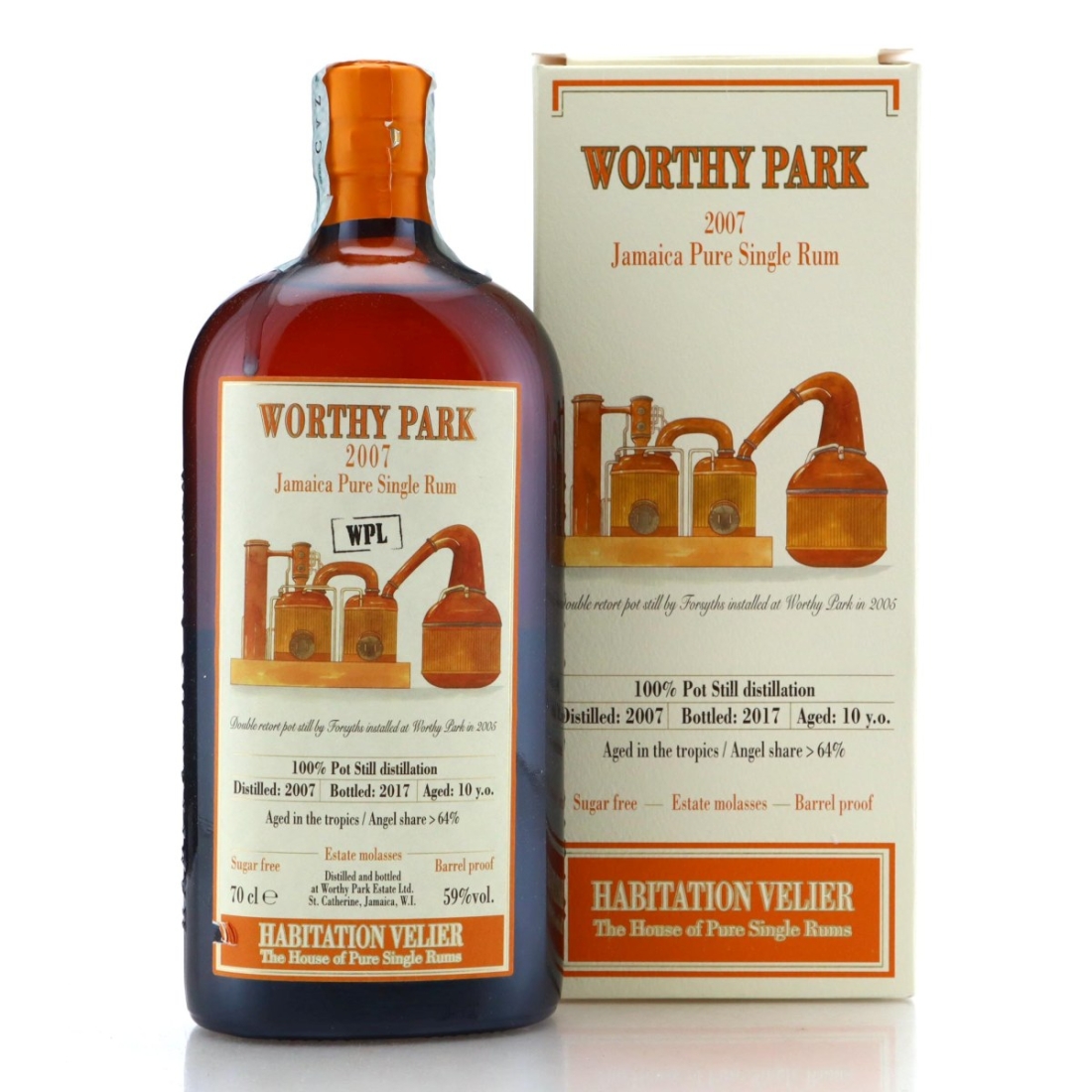 Image for Worthy Park WPL 2007 Habitation Velier 10 Year Old