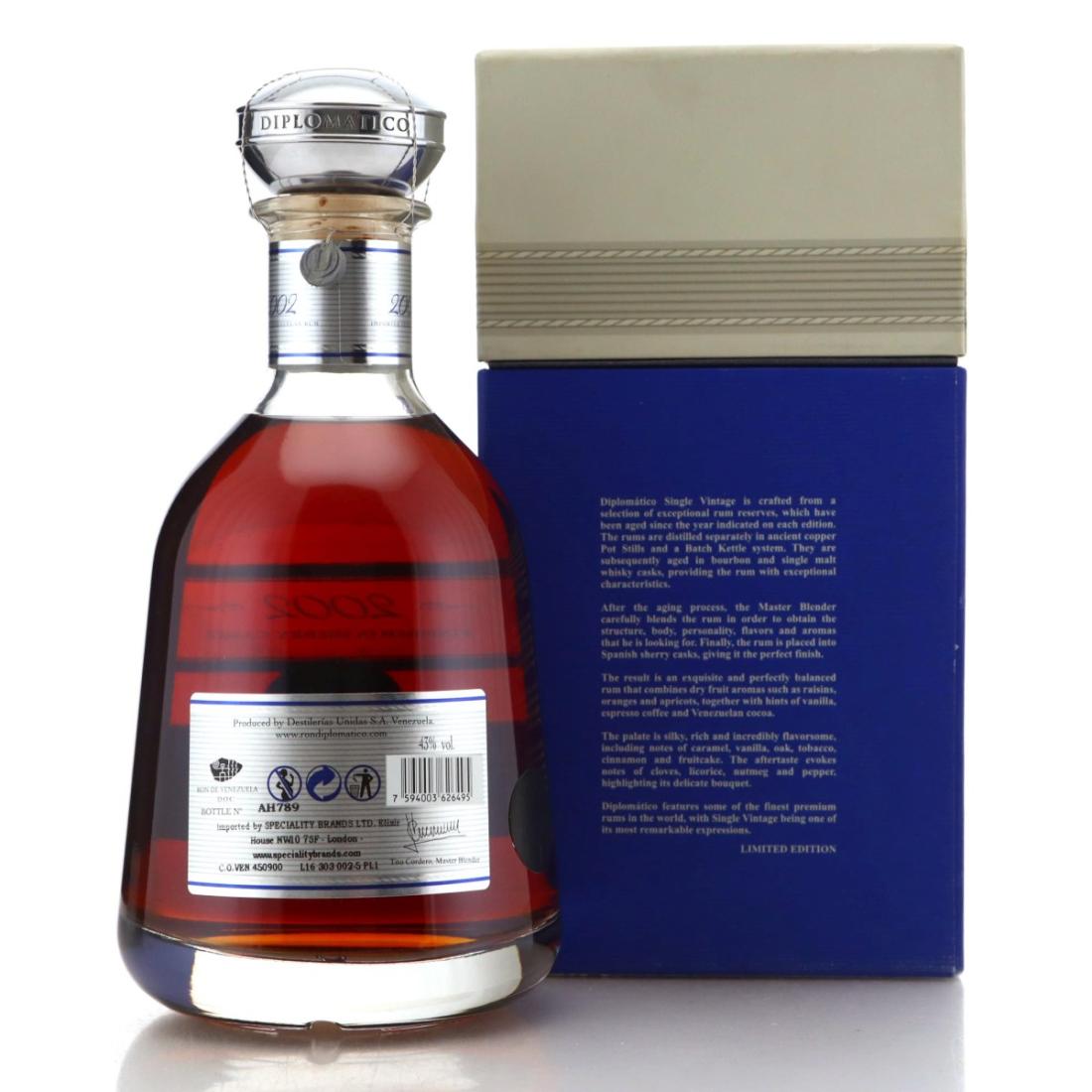 Image for Diplomático 2002 Sherry Cask Finish