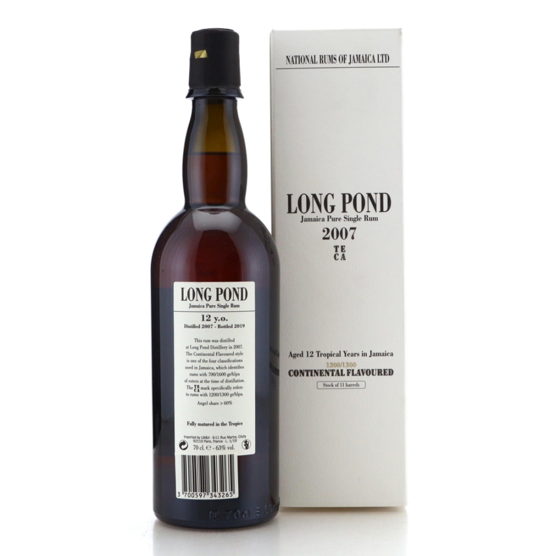 Image for Long Pond TECA 2007 Continental Flavoured 12 Year Old