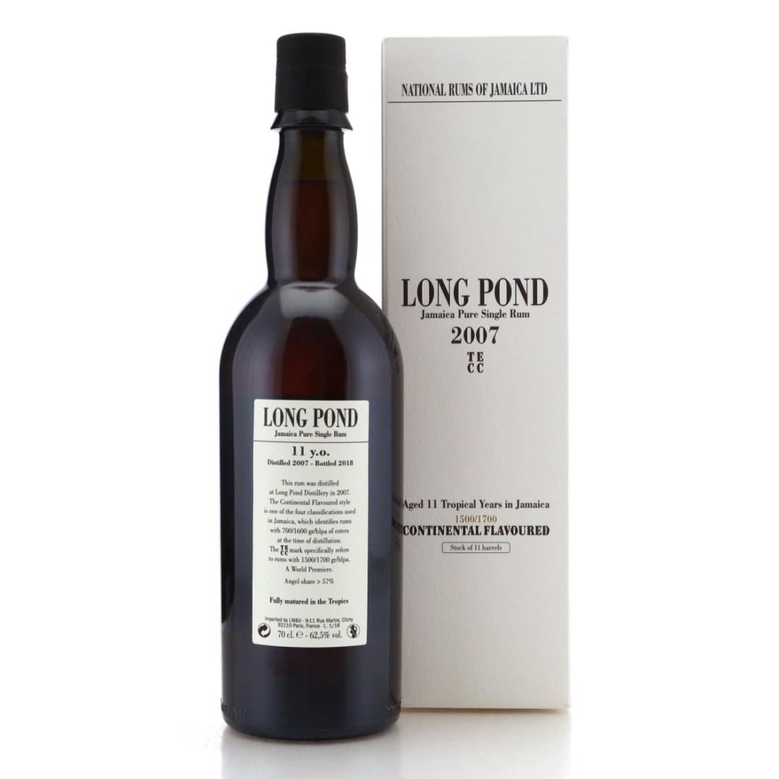 Image for Long Pond TECC 2007 Continental Flavoured 11 Year Old