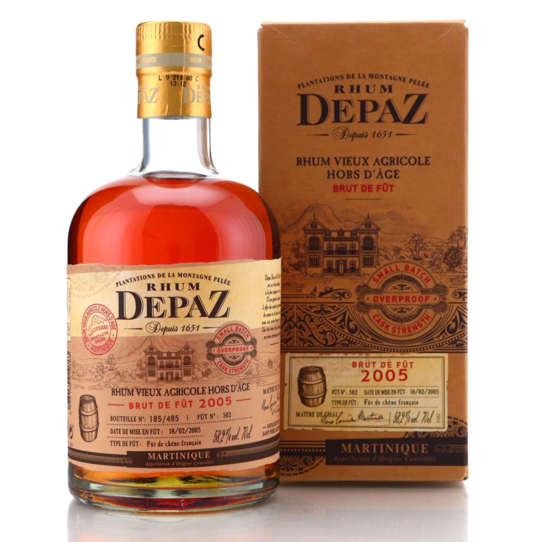 Image for Depaz 2005 Single Cask 14 Year Old #502