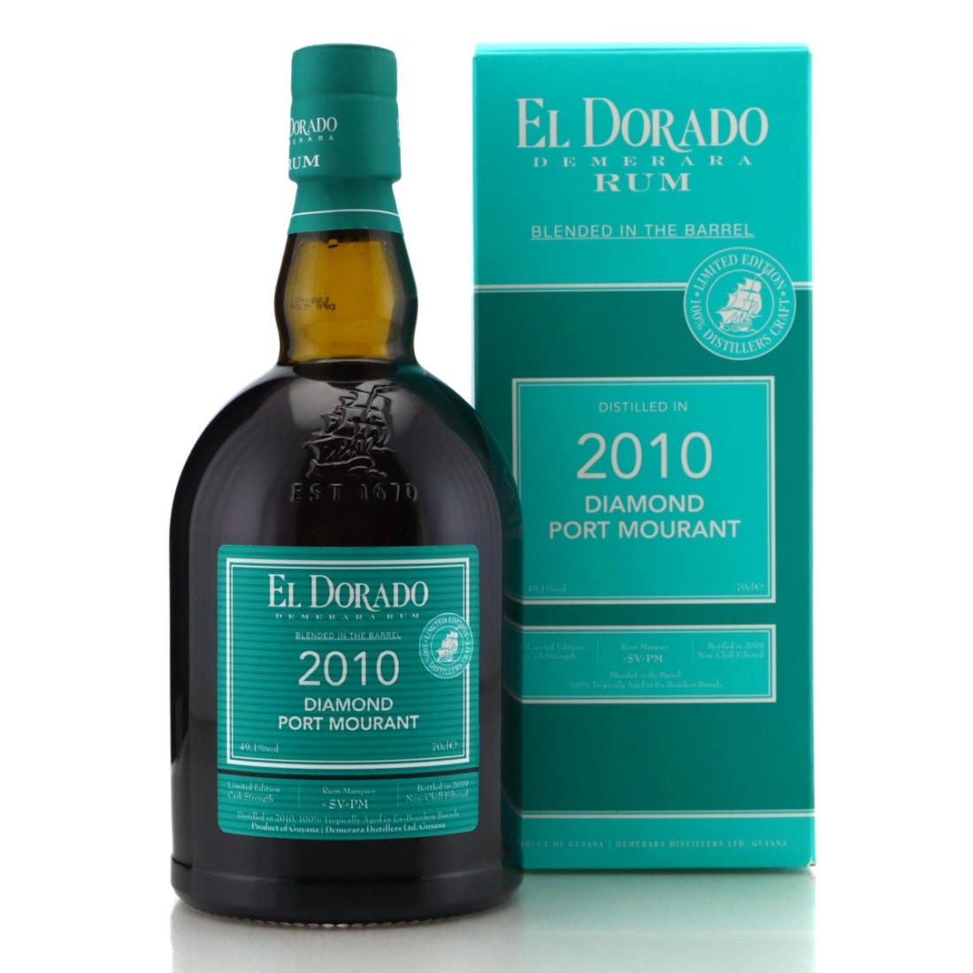 Image for Diamond & Port Mourant <SV>PM 2010 El Dorado Blended in the Barrel