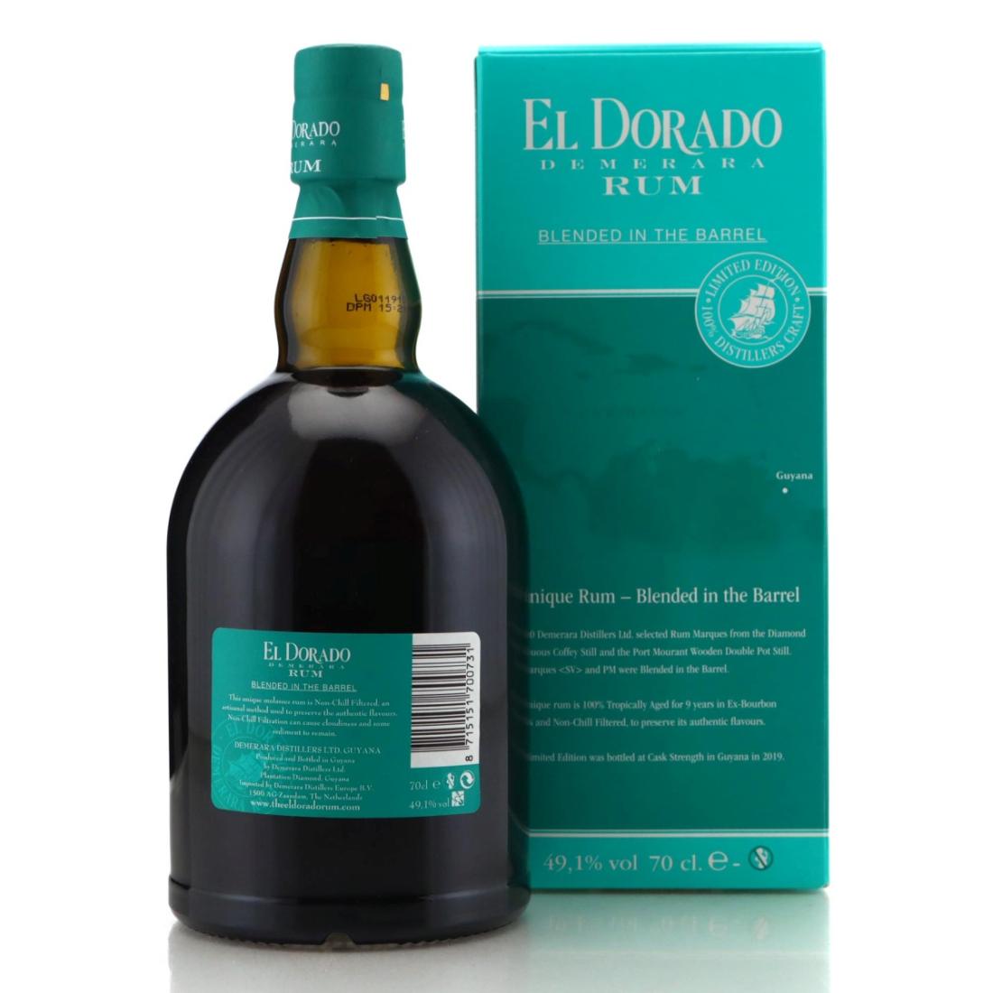 Image for Diamond & Port Mourant <SV>PM 2010 El Dorado Blended in the Barrel