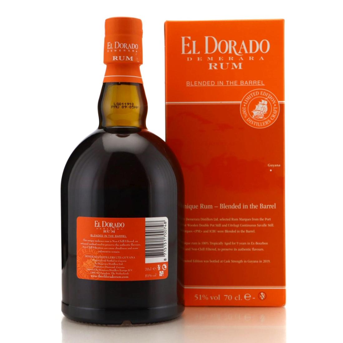 Image for Port Mourant & Uitvlugt <PM>ICBU 2010 El Dorado Blended in the Barrel