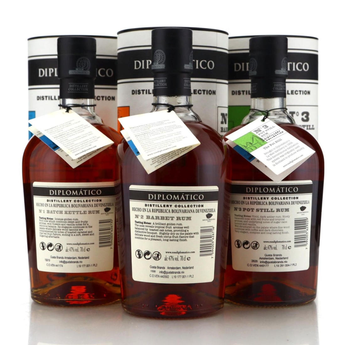 Image for Diplomatico Distillery Collection 3 x 70cl