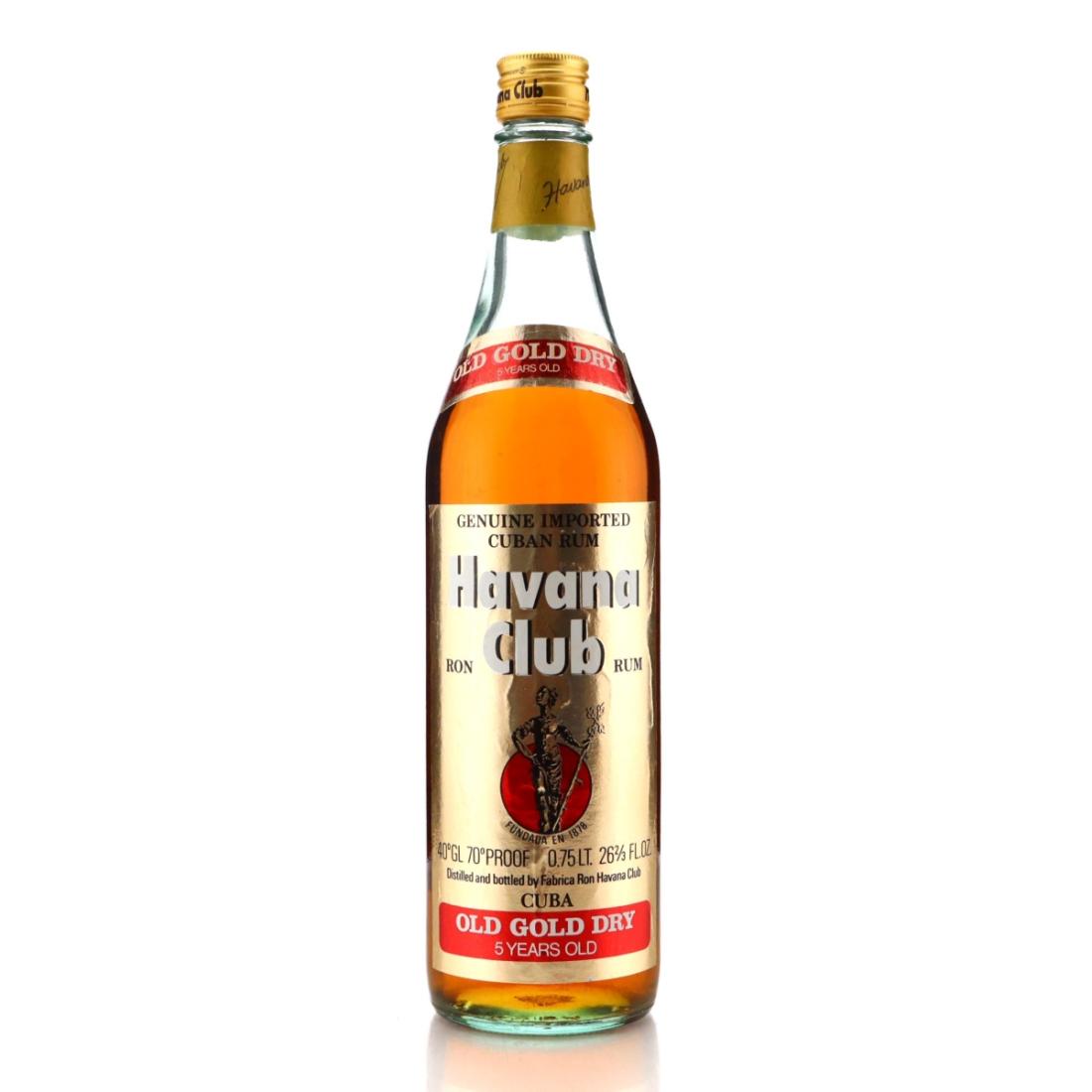 Image for Havana Club Old Gold Dry 5 Year Old