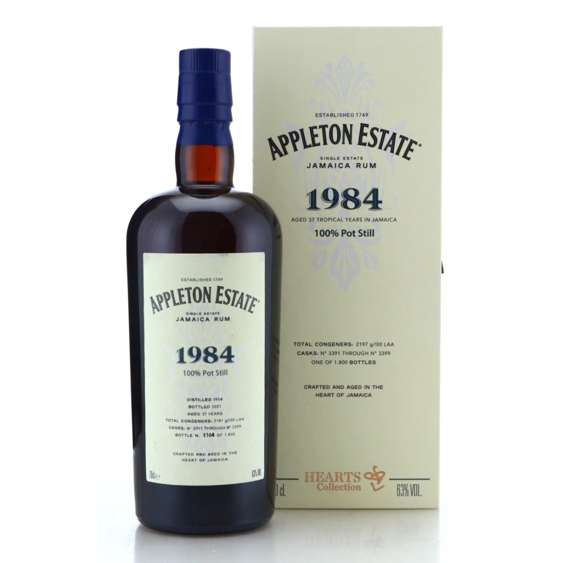 Image for Appleton Estate 1984 Hearts Collection 37 Year Old