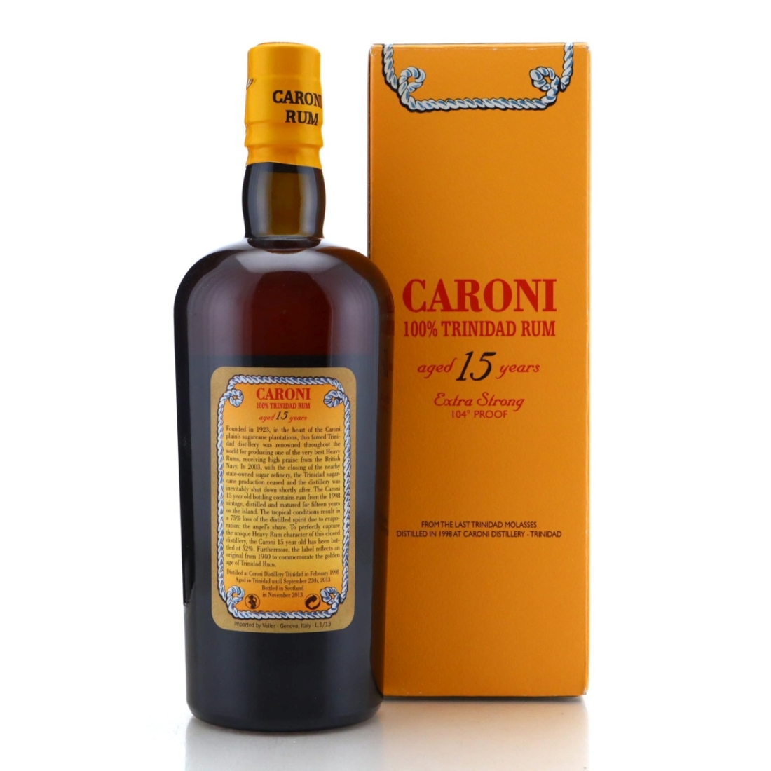 Image for Caroni 1998 100% Trinidad Rum 15 Year Old