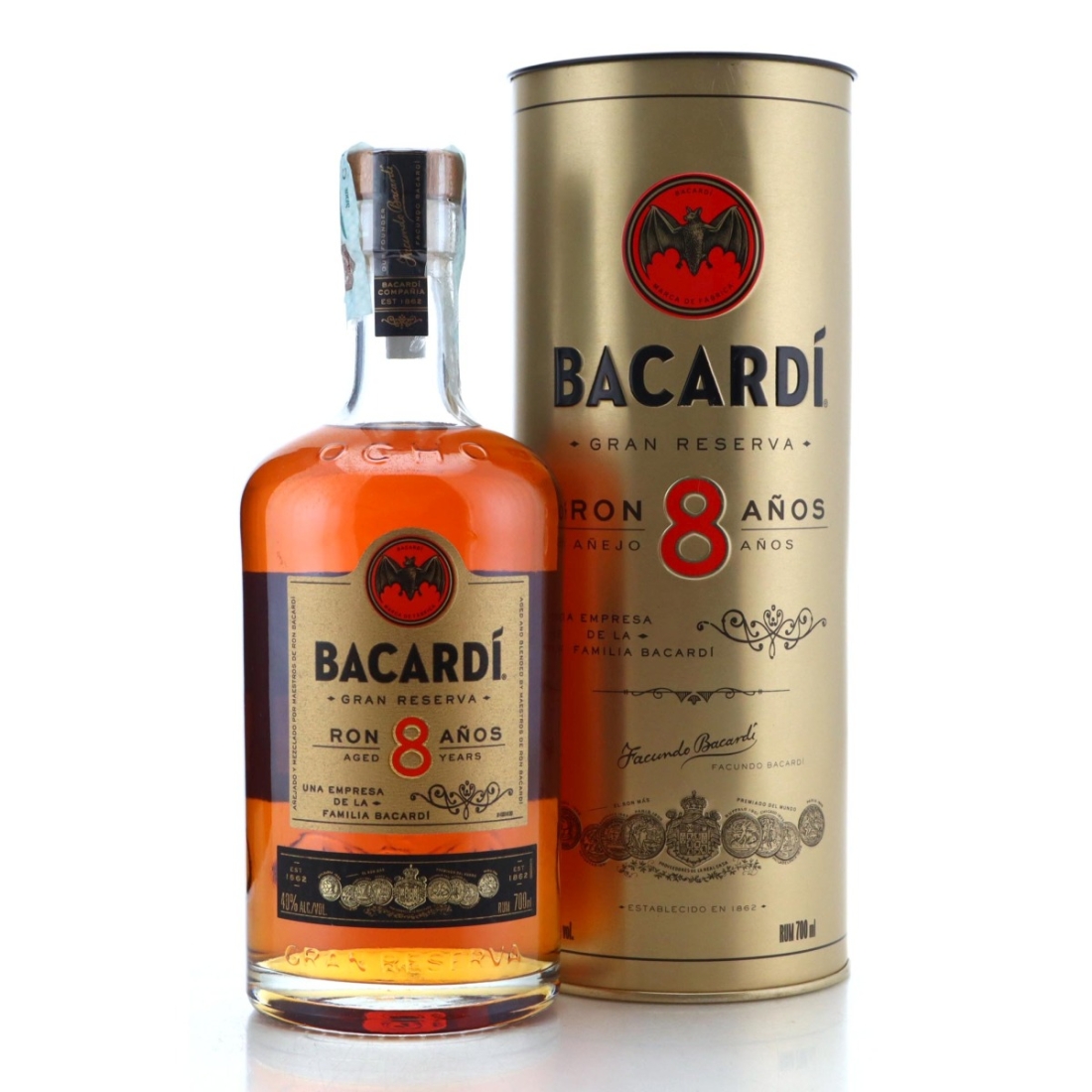 Image for Bacardi 8 Year Old Gran Reserva Litre