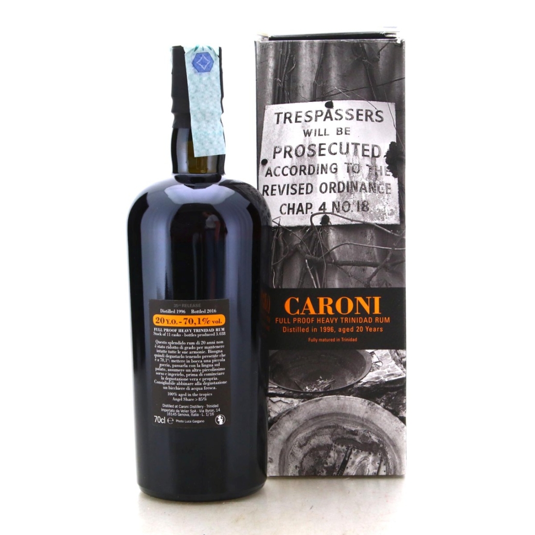 Image for Caroni 1996 Full Proof 20 Year Old Heavy