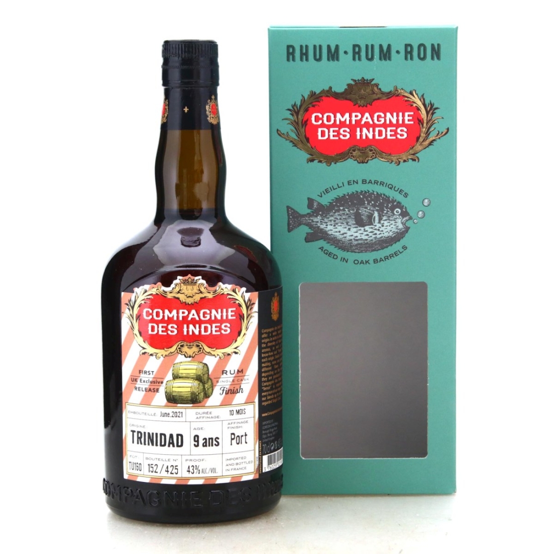 Image for Trinidad Distillers 9 Year Old Compagnie des Indes Port Finish / UK