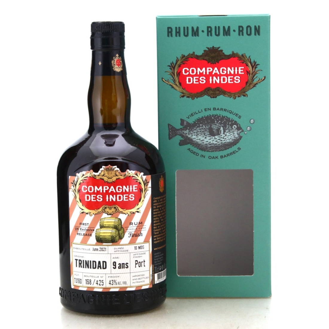 Image for Trinidad Distillers 9 Year Old Compagnie des Indes Port Finish / UK