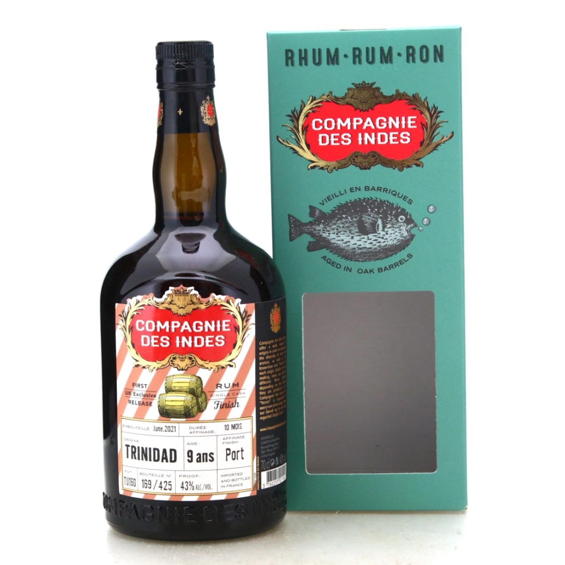 Image for Trinidad Distillers 9 Year Old Compagnie des Indes Port Finish / UK