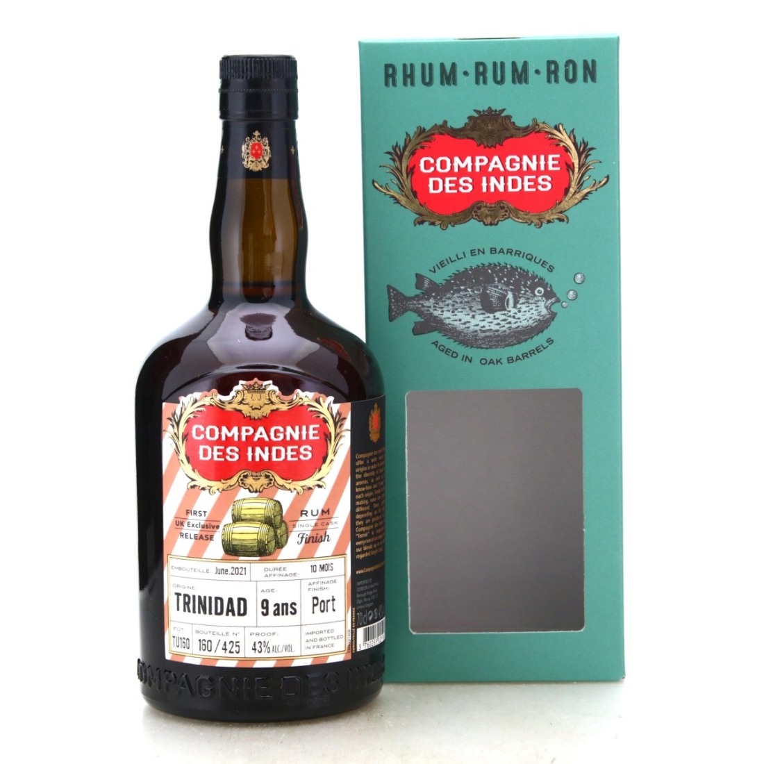 Image for Trinidad Distillers 9 Year Old Compagnie des Indes Port Finish / UK