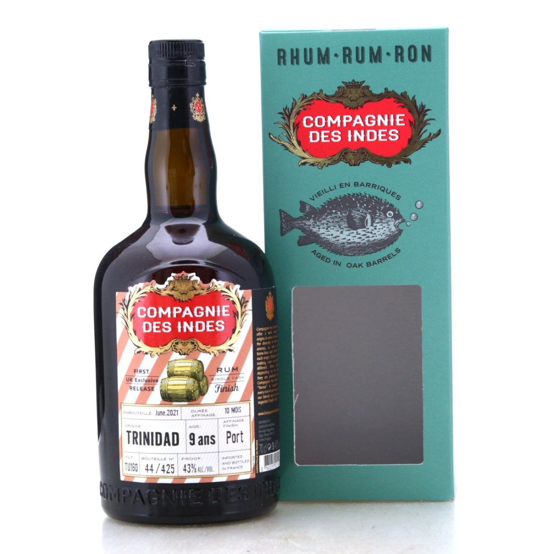 Image for Trinidad Distillers 9 Year Old Compagnie des Indes Port Finish / UK