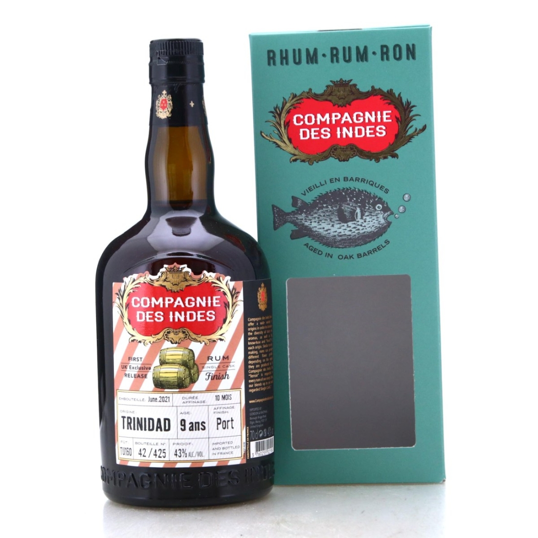 Image for Trinidad Distillers 9 Year Old Compagnie des Indes Port Finish / UK