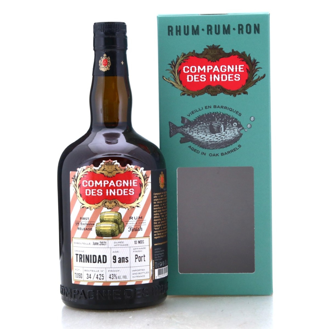 Image for Trinidad Distillers 9 Year Old Compagnie des Indes Port Finish / UK