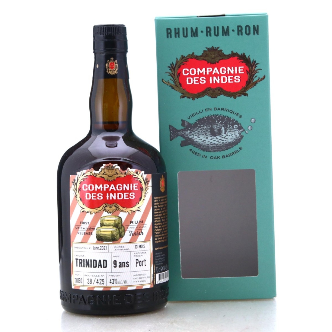 Image for Trinidad Distillers 9 Year Old Compagnie des Indes Port Finish / UK