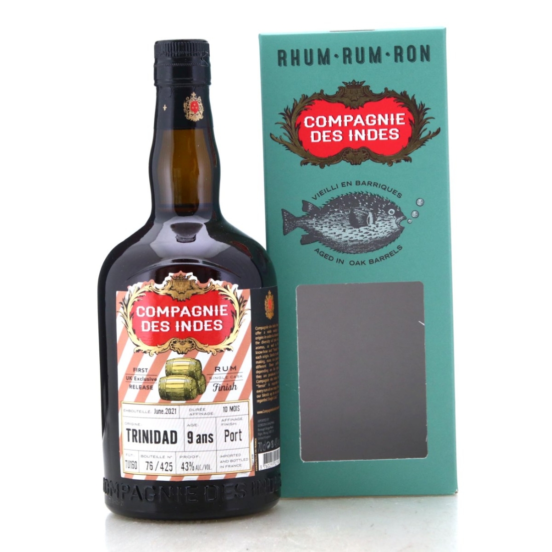 Image for Trinidad Distillers 9 Year Old Compagnie des Indes Port Finish / UK