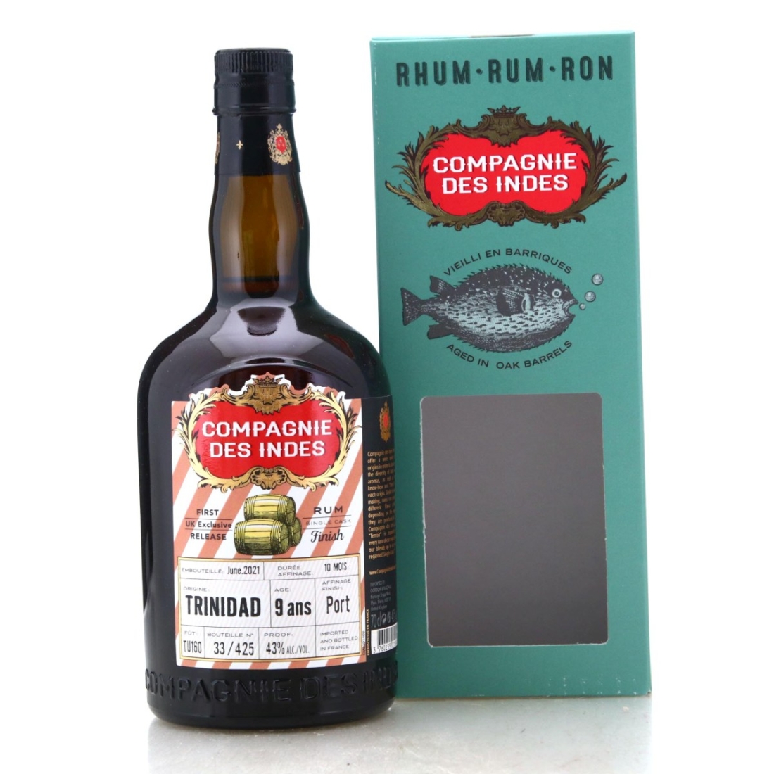 Image for Trinidad Distillers 9 Year Old Compagnie des Indes Port Finish / UK