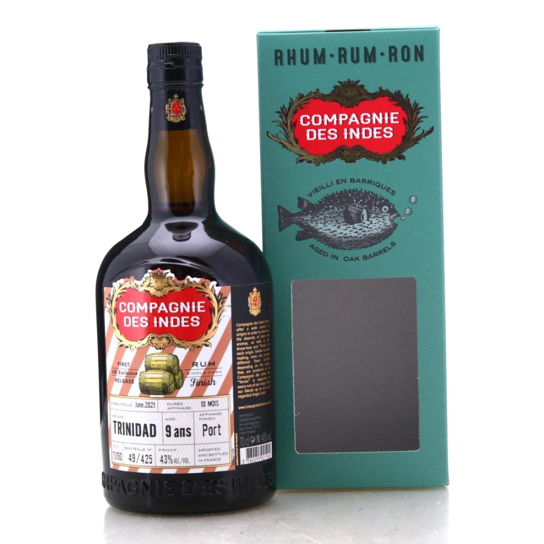 Image for Trinidad Distillers 9 Year Old Compagnie des Indes Port Finish / UK
