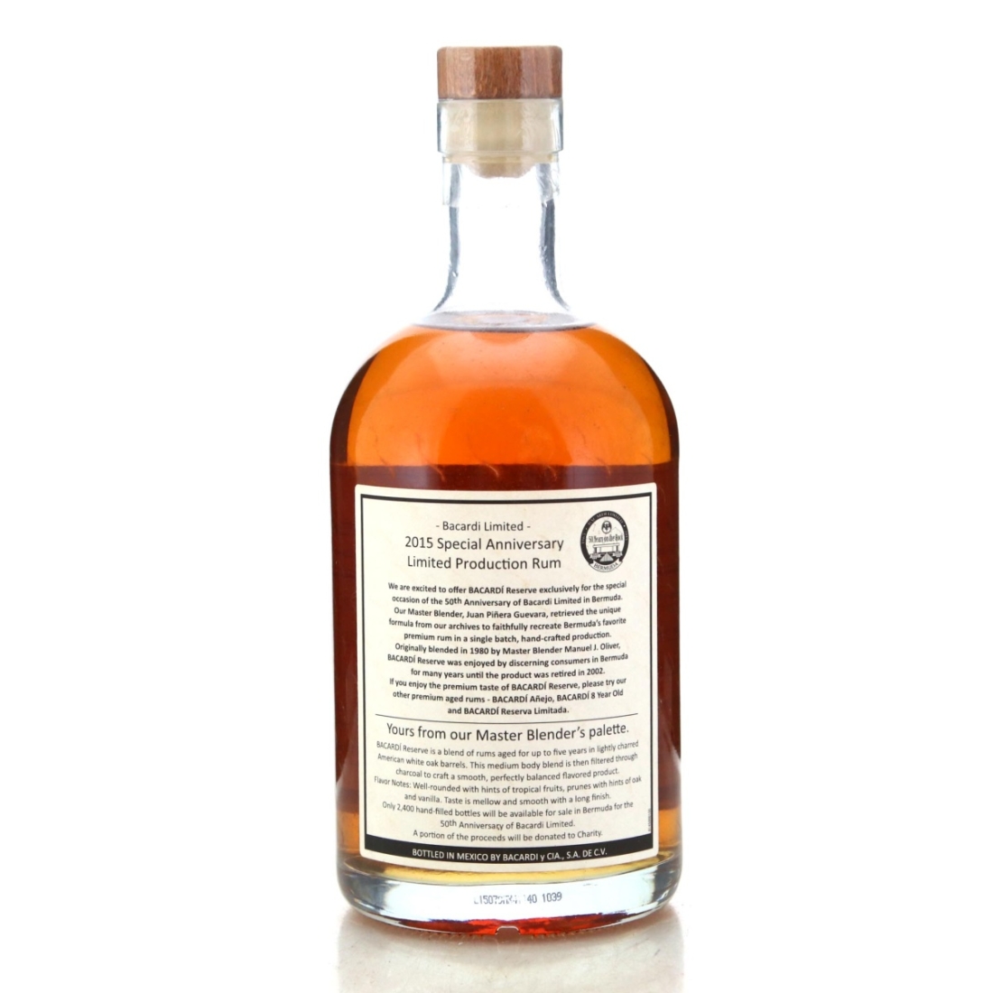 Image for Bacardi Reserve 2015 Special Anniversary