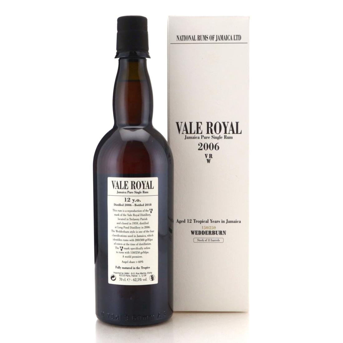 Image for Long Pond Vale Royal VRW 2006 Wedderburn 12 Year Old