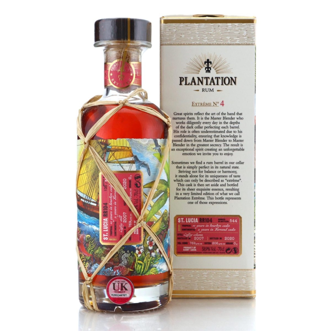 Image for St. Lucia 2007 Plantation 13 Year Old Extrême No.4