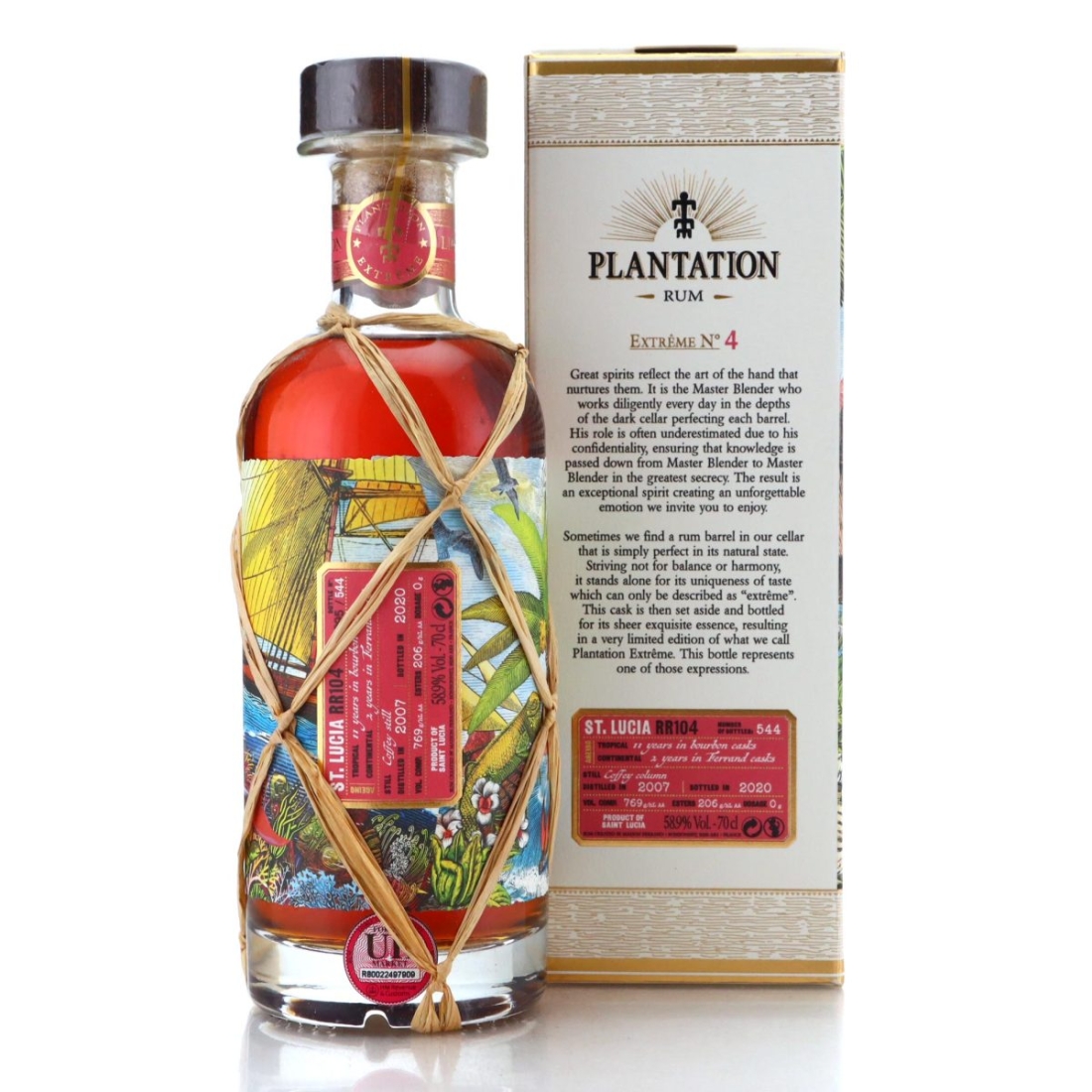 Image for St. Lucia 2007 Plantation 13 Year Old Extrême No.4