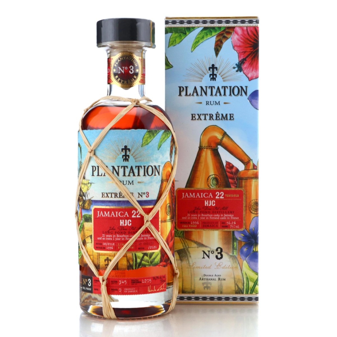 Image for Long Pond HJC 1996 Plantation Extreme No.3 22 Year Old